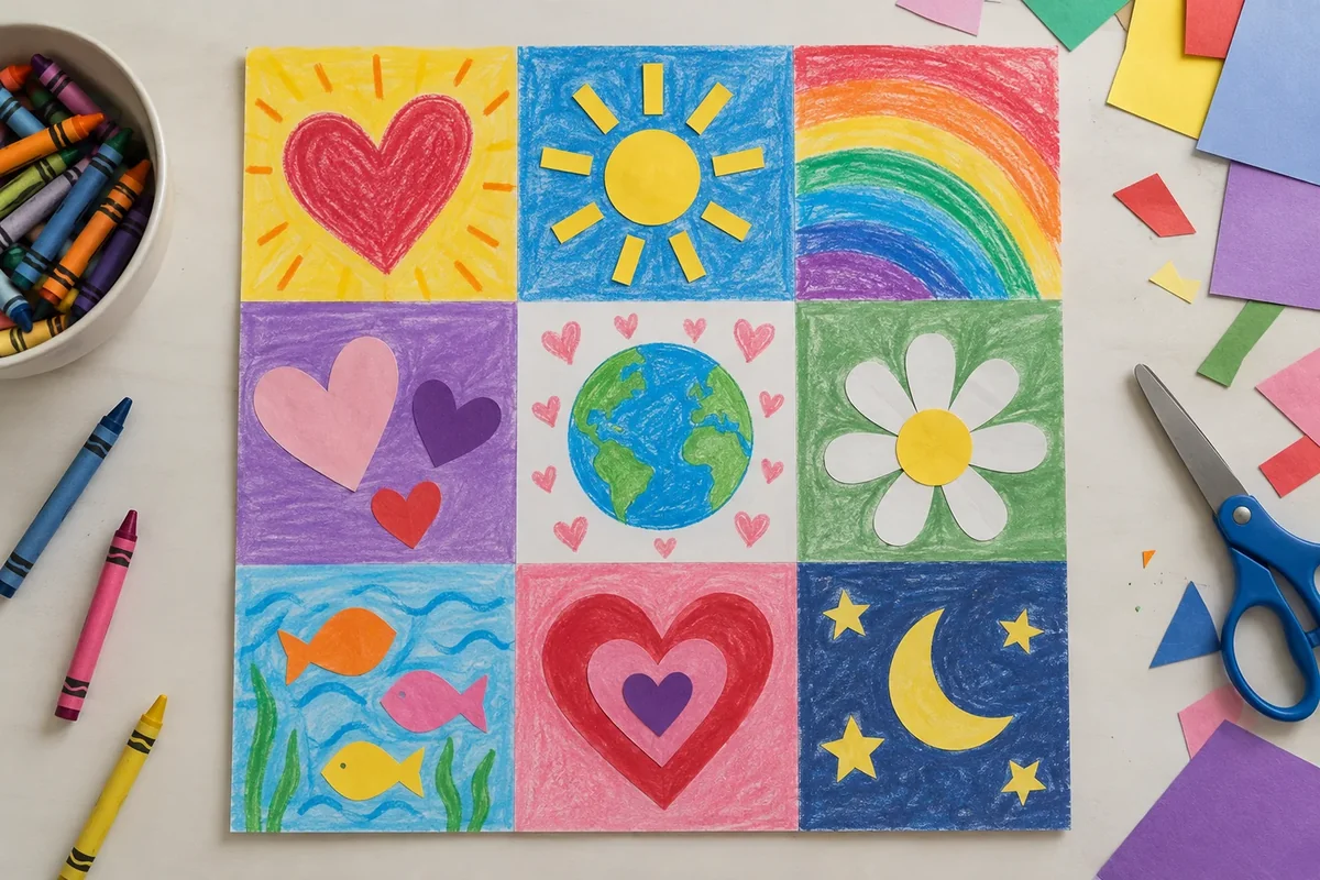 Make a Paper Friendship Quilt: A Collaborative Art Activity for Kids