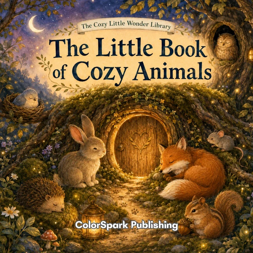 Front cover of The Little Book of Cozy Animals