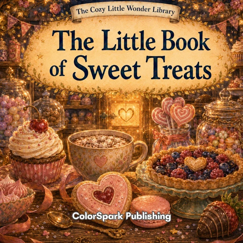 Front cover of The Little Book of Sweet Treats